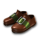 Zöld telepes cipő