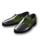 Finom zöld bőrcipő