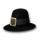 Elegáns telepes kalap