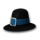 Kék telepes kalap