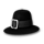 Fekete telepes kalap